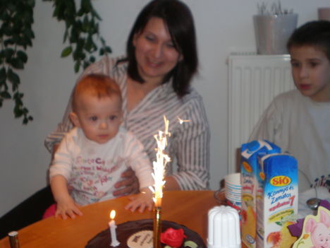 Zita első szülinapja tavaly februárban velem