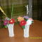 horgolt váza-virággal