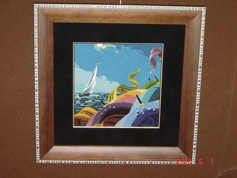Claude Theberge: Nagy szélben 20x20 tűgobelin 