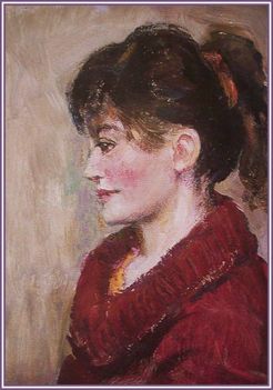 Balogh András - Profil arckép (34x25 cm.)