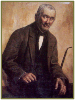 Fényes Adolf - Idős férfi ülve, pipával (85x67 cm.)