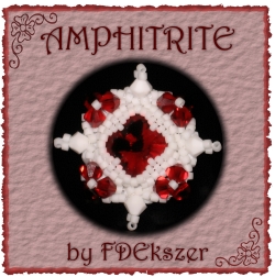 Amphitrite fehér-piros