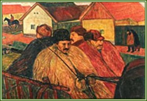 Kurucz D. István - Gubások /II/  (101,5x130 cm.)