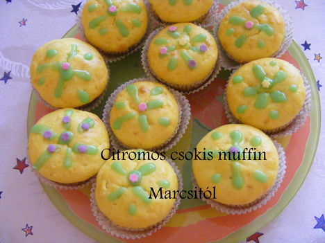 Csokis-citromos muffin