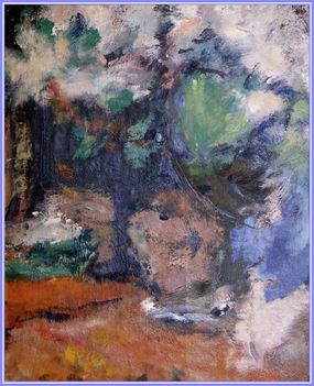 Czóbel Béla - Virágcsendélet ( ~ 60x80 cm.) )