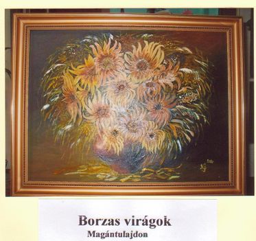 Borzas virágok 40x60