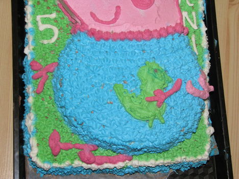 Peppa torta,Marcell 5 éves