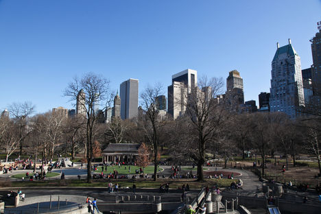 New York, Centrál- park, lombfüggöny nélkül...