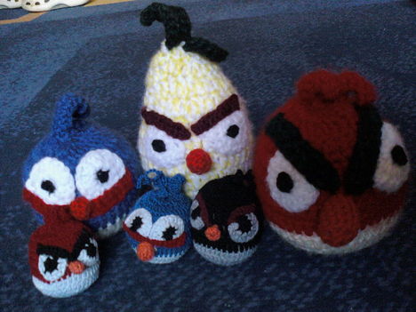 angry birds horgolva