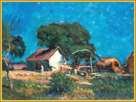 Boldizsár István - Tanya (60x81 cm.)