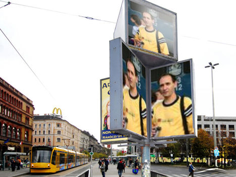Gábor a Blaha Lujza téren