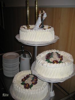 Esküvői torta :)
