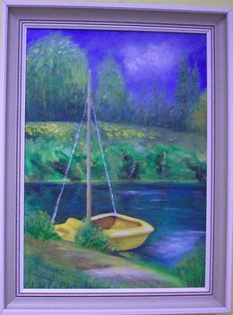 Fehérné Gádori Melinda - Vitorlások (~ 40x52 cm.)