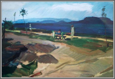 Id. Benedek Jenő - Balaton (60x80 cm.)