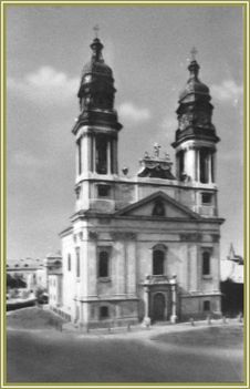 257. Magyarország - Pápa régi temploma az 1968-as években