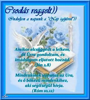 Áldott szép vasárnapot Mindenkinek