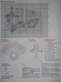 horgolt virág minta 9