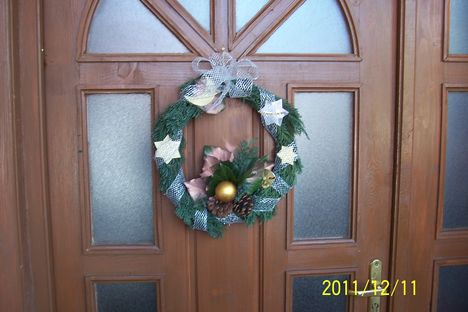 2011.bejárati ajtódísz karácsonyra
