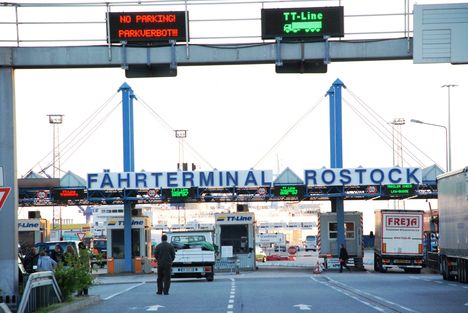 Rostock-trajekt kikötő