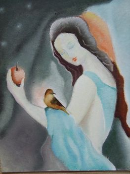 Éva.olaj-tempera-karton,40x30cm