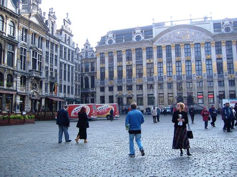 A világhírű Grand Place Brüsszelben