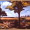 Iványi Grünwald Béla - Tájkép libákkal (66,5 x 120 cm.)