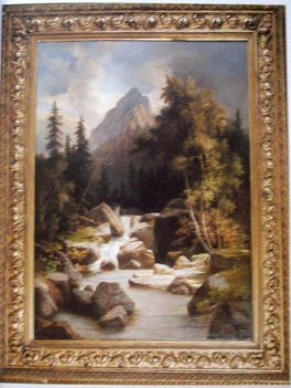 Molnár József (Zsámbéki) - Tátrai táj (127 x 94,5 cm.)