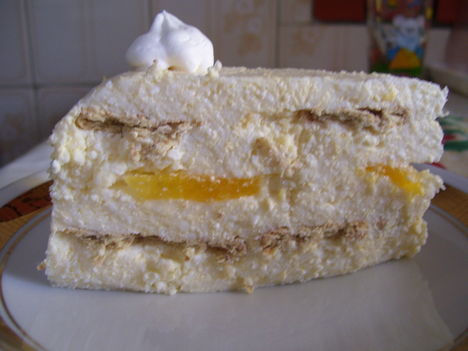 Túró torta szelet