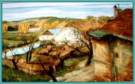 Udvary Pál - Kőszeg ( 60 x 80 cm.)