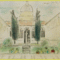 Vaszary János - Campo Santo (17 x 25,5 cm.)