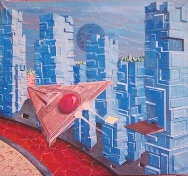 Fantázia Világ (Tempera-vászon-42x39 cm)