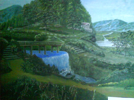Éden (Olaj-francia vászon-40x50 cm)