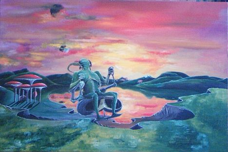 Idegen Föld (Olaj-vászon-60x40 cm)