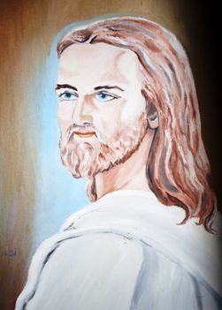 Jézus (Olaj-francia vászon-40x30 cm)