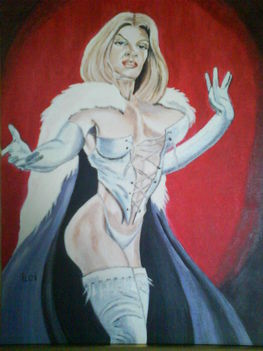 Modell (Olaj-francia vászon-20x30 cm)