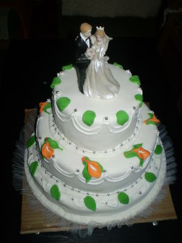 2012.07.06 emeletes esküvői torta