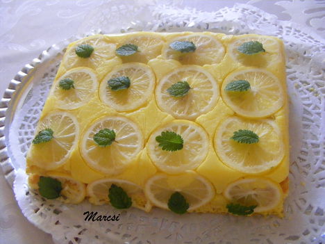 Egyszerű citromos torta