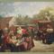 Gyertyányi Németh Gyula - Hétvégi piac (60x80 cm.)