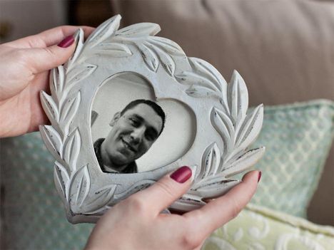 Győző szív keretbe