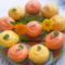 Vanília pudingos  narancsos muffinok