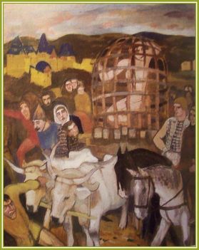 Tichy Gyula - Tantalus (89.5 x 77,5 cm.)