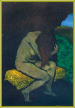 Zichy Mihály - Bűnbánó Magdolna (35 x 24 cm.)