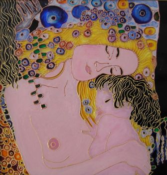 Klimt inspiráció III.