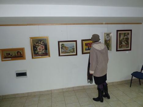 kiállításom nézője: Szabó Károlyné (Ildikó)
