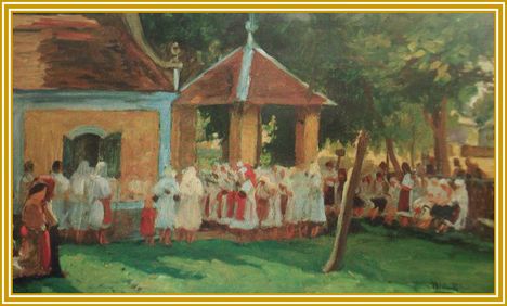 Nádler Róbert - Litánia (32 x 52,5 cm.)