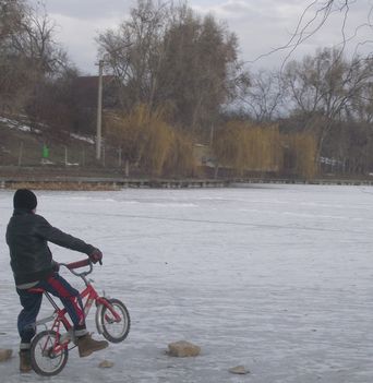 piciklizés a jegen