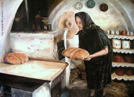 Áldott kezek - Anyáink kenyérsütése  régen...
