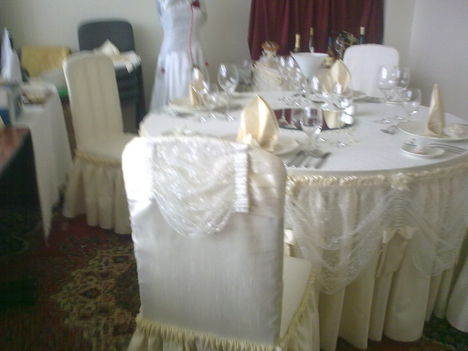 Esküvői asztal(saját munka)