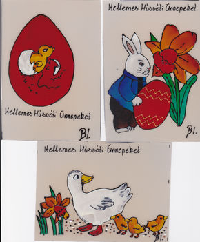 Husvéti képeslapok.