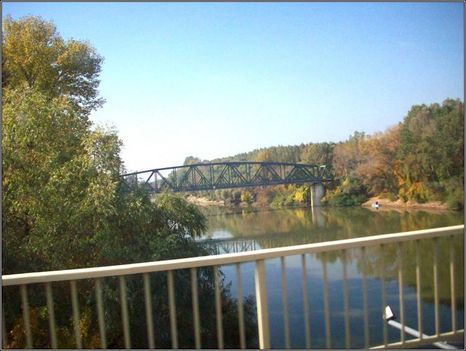 78. Magyarország - Szeged, Tisza-híd a Tisza-hídról
